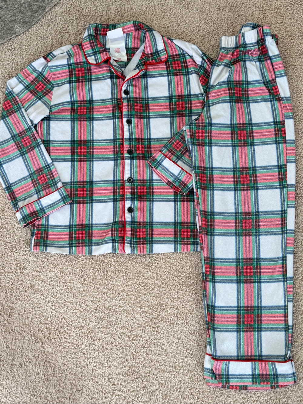 Wondershop Plaid Sleepwear Set ⢠SizeāÆ8 ⢠GreatāÆCondition - Picture 3 of 8